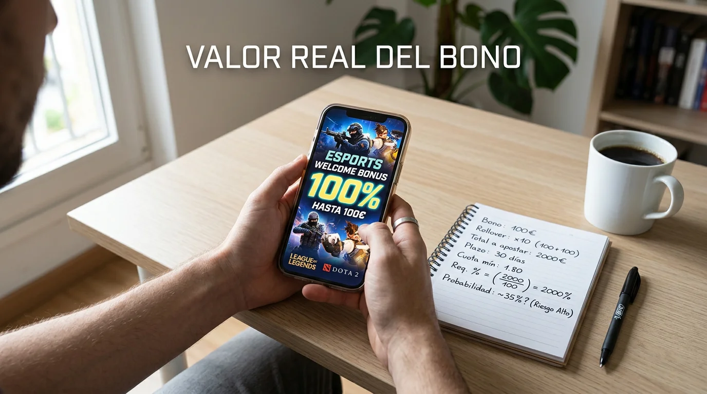 Bonos y promociones para apuestas de esports