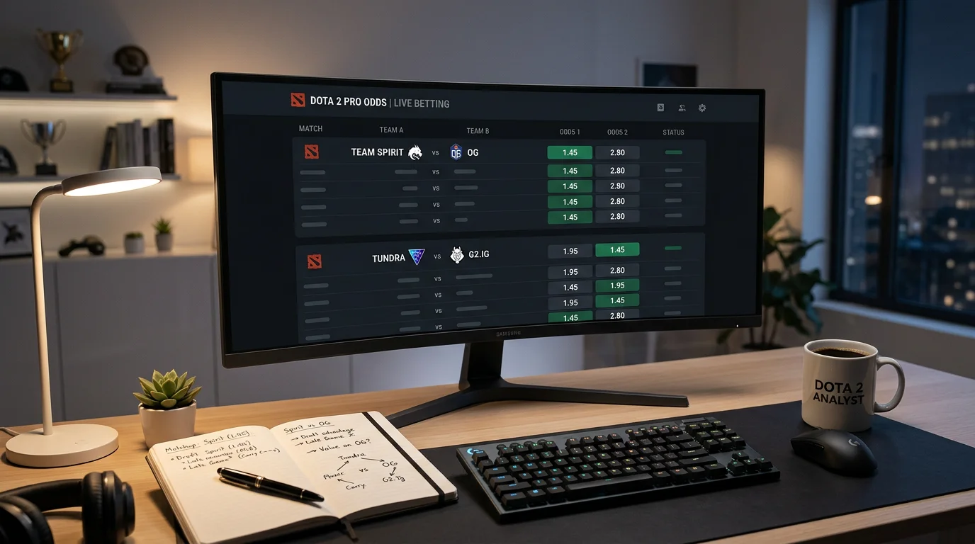 Guía para entender las cuotas en apuestas de Dota 2