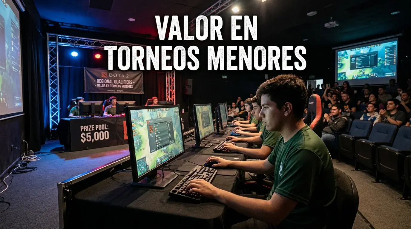 Apuestas en torneos menores y tier 2 de Dota 2